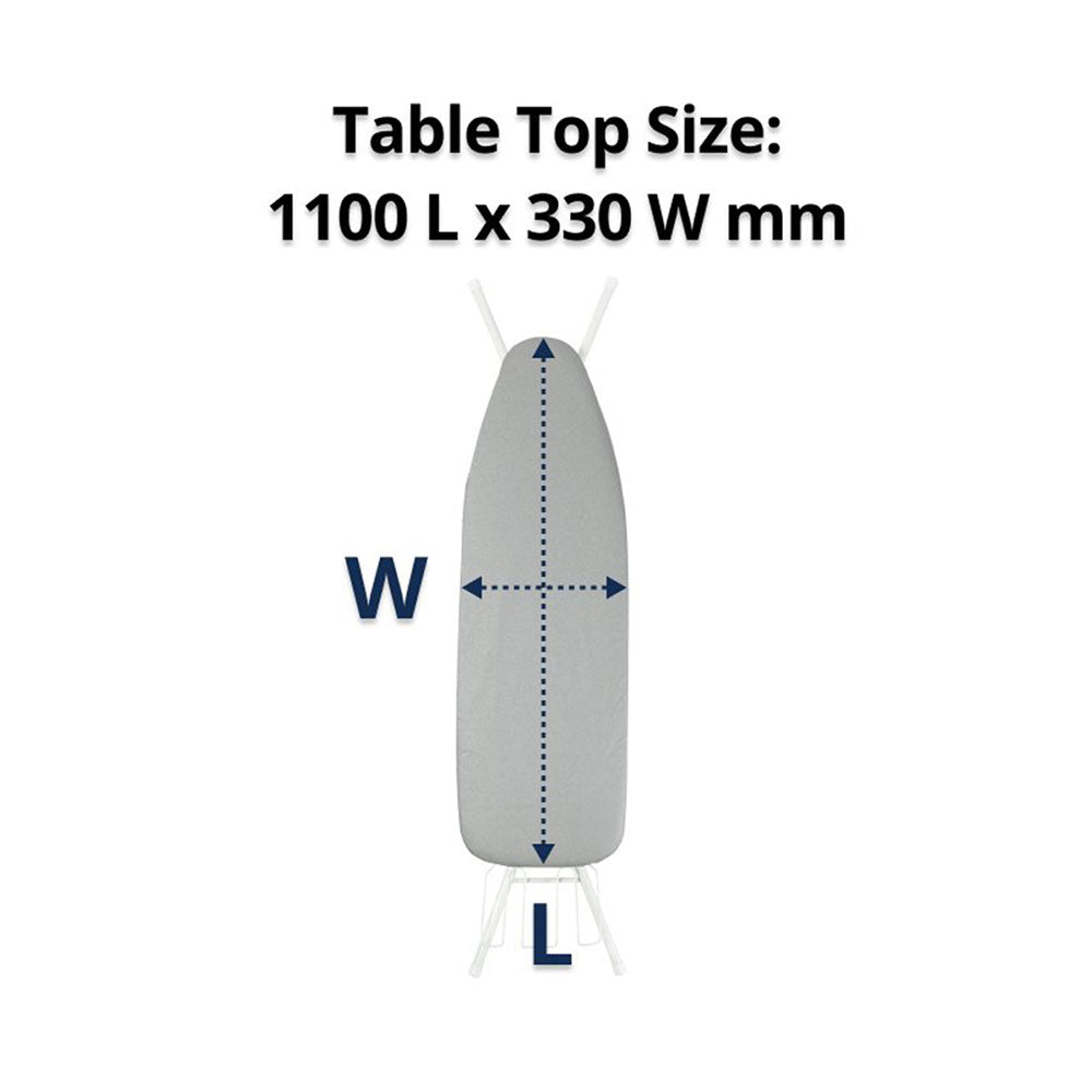 Ironing Board Standard + Iron Caddy Silver Compass_36000831_68502V
