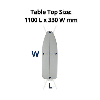 Ironing Board Standard + Iron Caddy Silver Compass_36000831_68502V