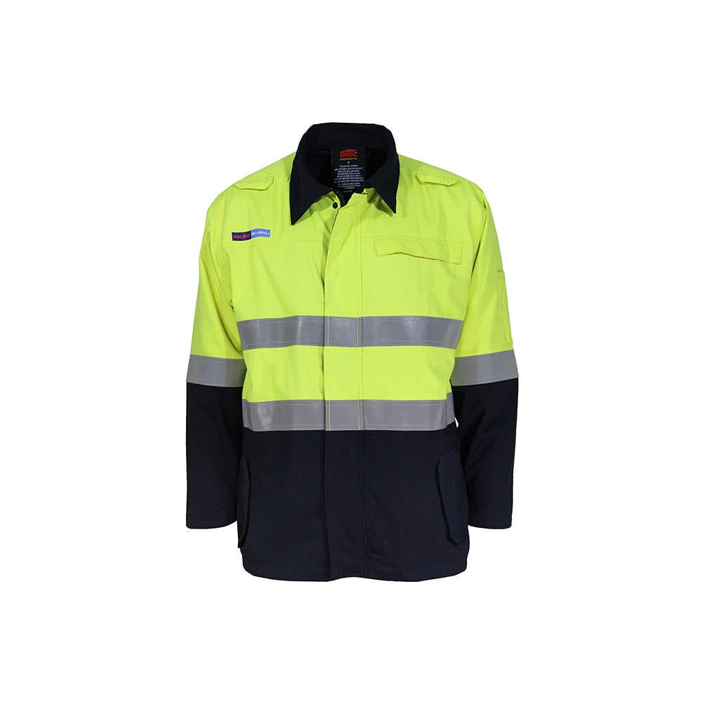 INHERENT FR PPE2 2 TONE D/N JACKET 3483 YEL/NAV LARGE 483013 3483-YEL/NAV-L