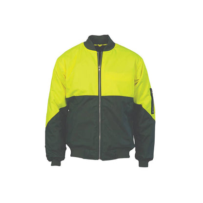 Jacket Flying 2XL Yellow/Bottle/Green 300D Poly PU Hi Vis 482974 3861-Y/G-2XL