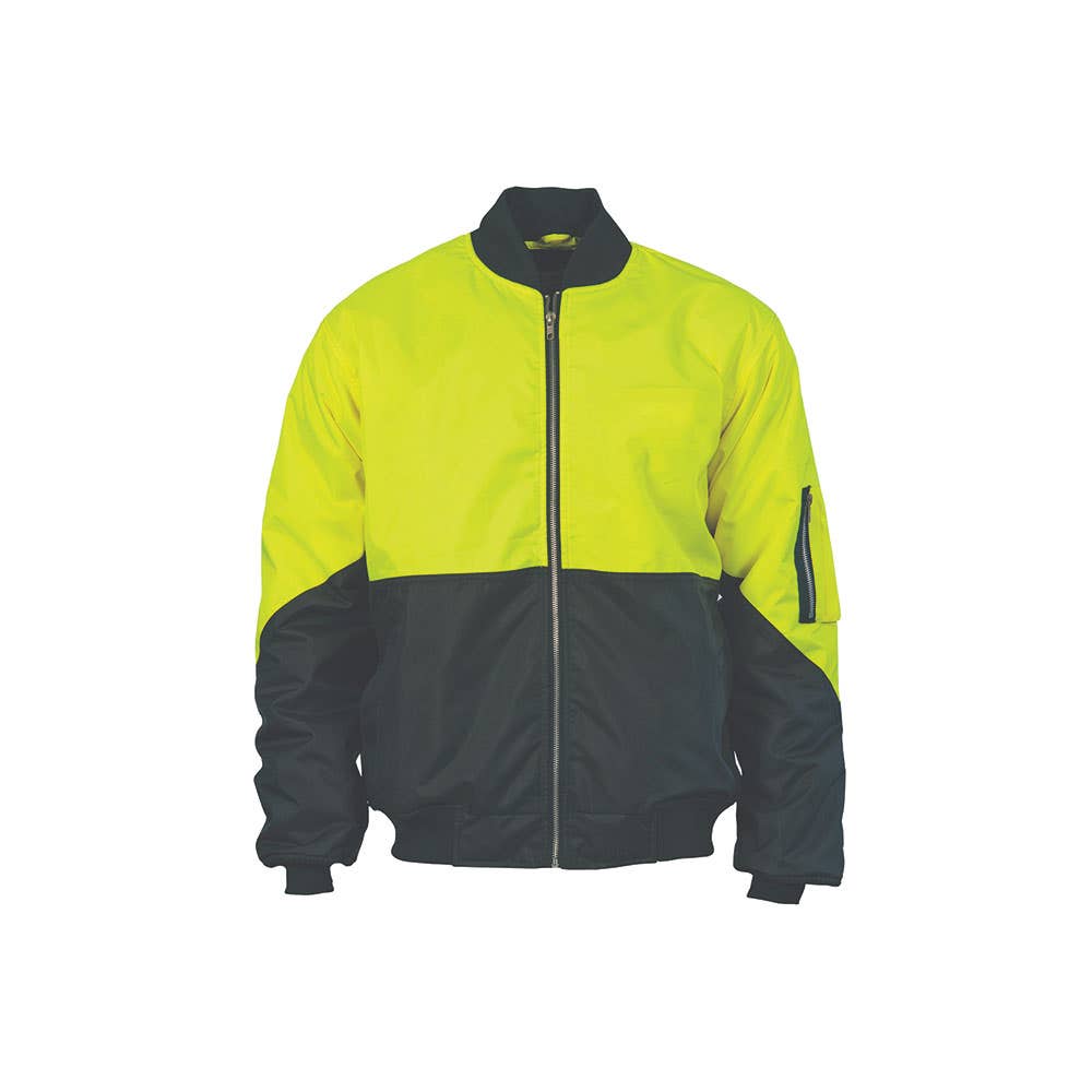 Jacket Flying 2XL Yellow/Navy 300D Poly PU Hi Vis 79904143 3861-Y/N-2XL