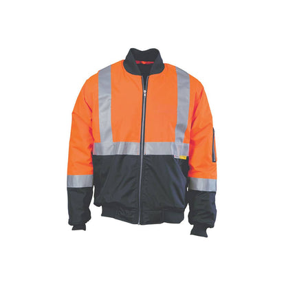 Jacket Flying 2XL Orange/Navy 300D Poly PU 3M Tape Hi Vis 79904082 3862-O/N-2XL