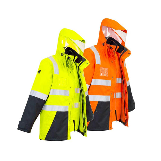 ZJ532 Hi-Vis 4-In-1 Waterproof Jacket Taped_BIZZJ532