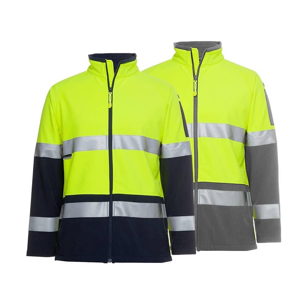 6D4LJ Hi-Vis Soft Shell Taped Jacket 320gsm 6D4LJ