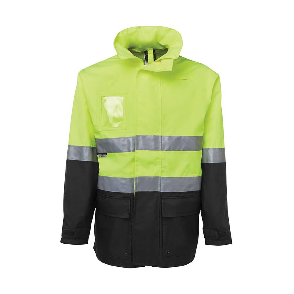 Jacket Long Line Poly 300D Day/Night Hi-Vis 6DNLL Lime/Black L 461243 6DNLL-LB-L
