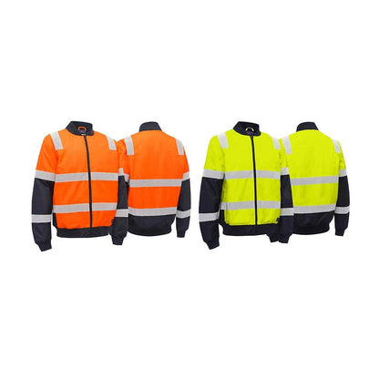 AKJ4730T Hi-Vis Taped Bomber Jacket ATB ATBAKJ4730T
