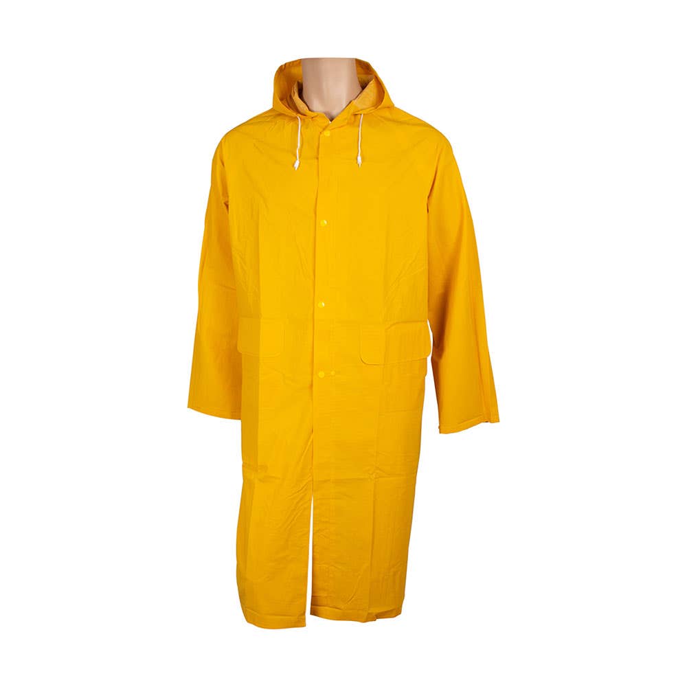 AKRCFL Wet Weather PVC Full Length Coat Yellow_AKRCFL