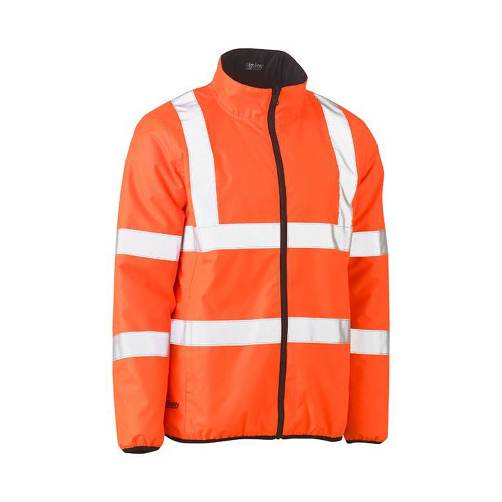 Jacket Puffer Taped Hi-Vis Reversible Bisley 2XL Orange BJ6350HT BF612XL 40021848 BJ6350HT BF612XL