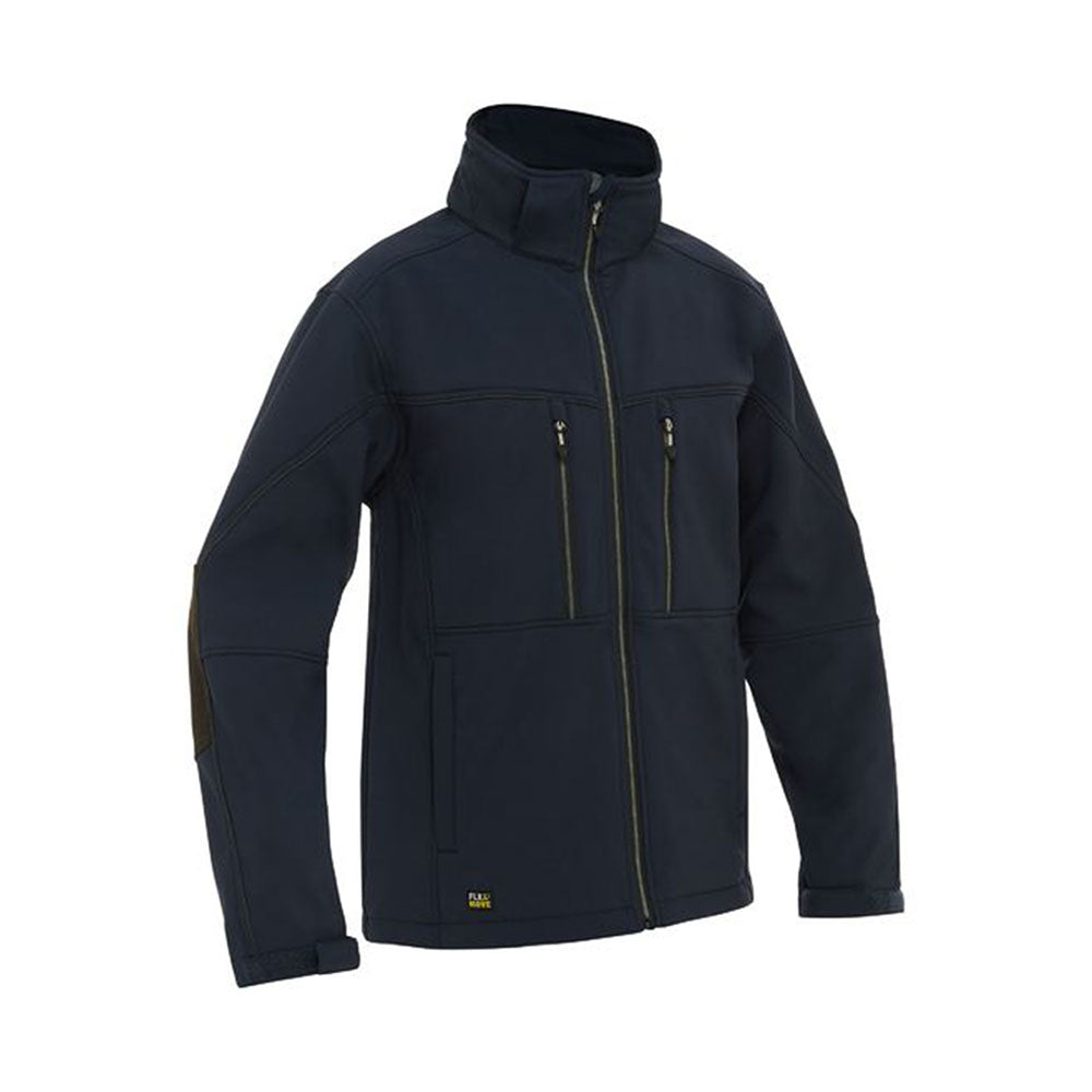 BJ6570 Flx & Move Soft Shell Hooded Jacket Navy 2XL_40048028_BJ6570_BPCT2XL
