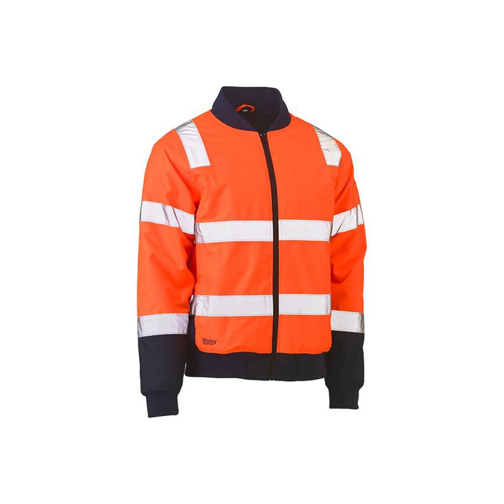 Jacket Bomber Poly PU 180gsm Tape O/N 2XL + BUMA/Stanwell Logos & Name 35002810 BUMA/SW BJ6730T TT052XL