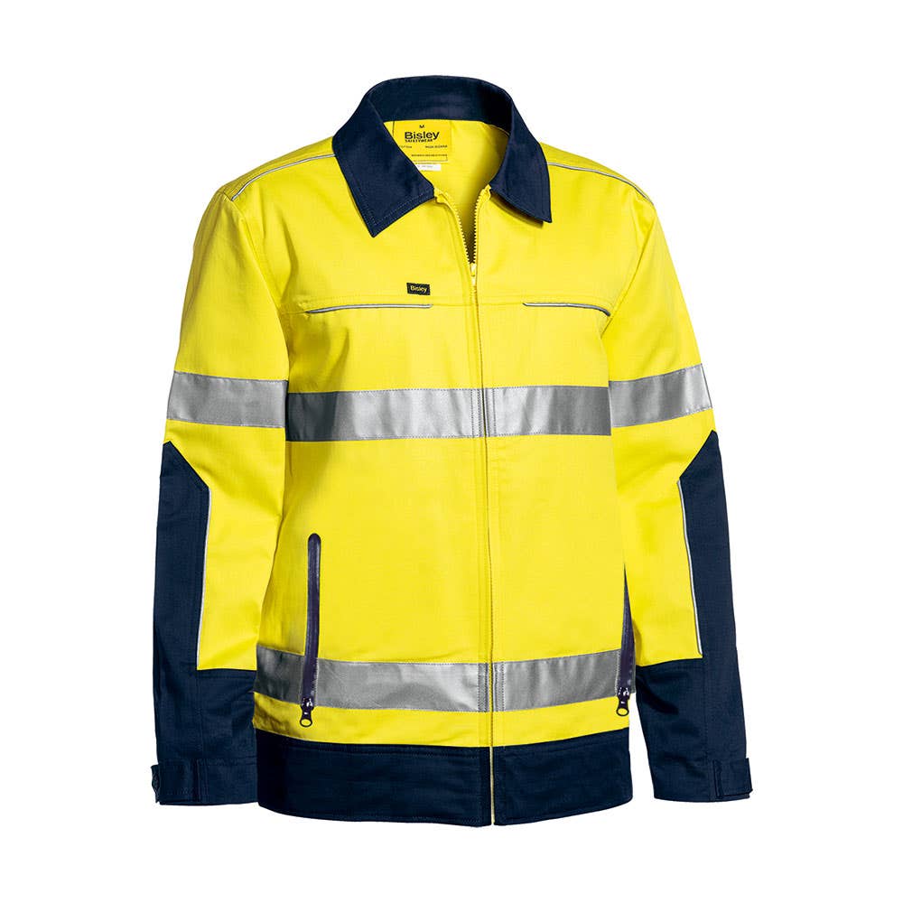 BJ6917T Cotton Drill 240gsm Tape Jacket + BUMA/Stanwell/CPA Logos & Name BUMABJ6917TCPA