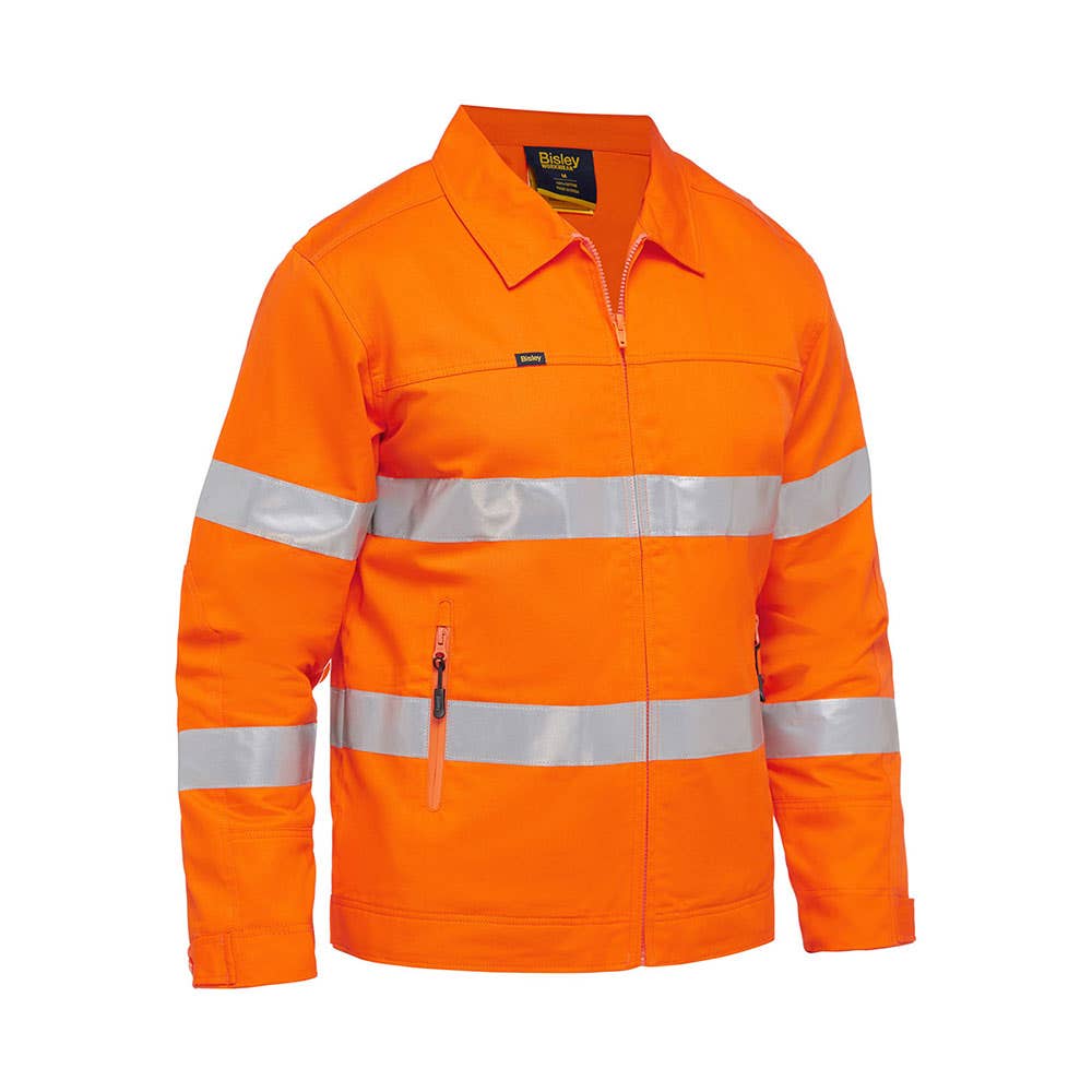 BJ6919T Hi-Vis Liquid Repellent Drill Taped Jacket BJ6919T