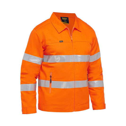 BJ6919T Hi-Vis Liquid Repellent Drill Taped Jacket BJ6919T
