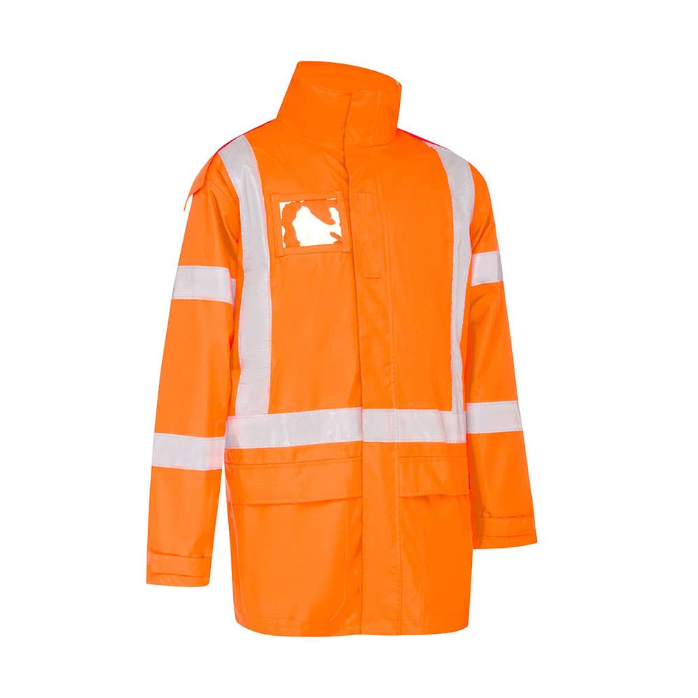BJ6968XT Hi-Vis Wet Weather Shell X-Taped Jacket Rail Orange 3XL 40048128 BJ6968XT BVOR3XL