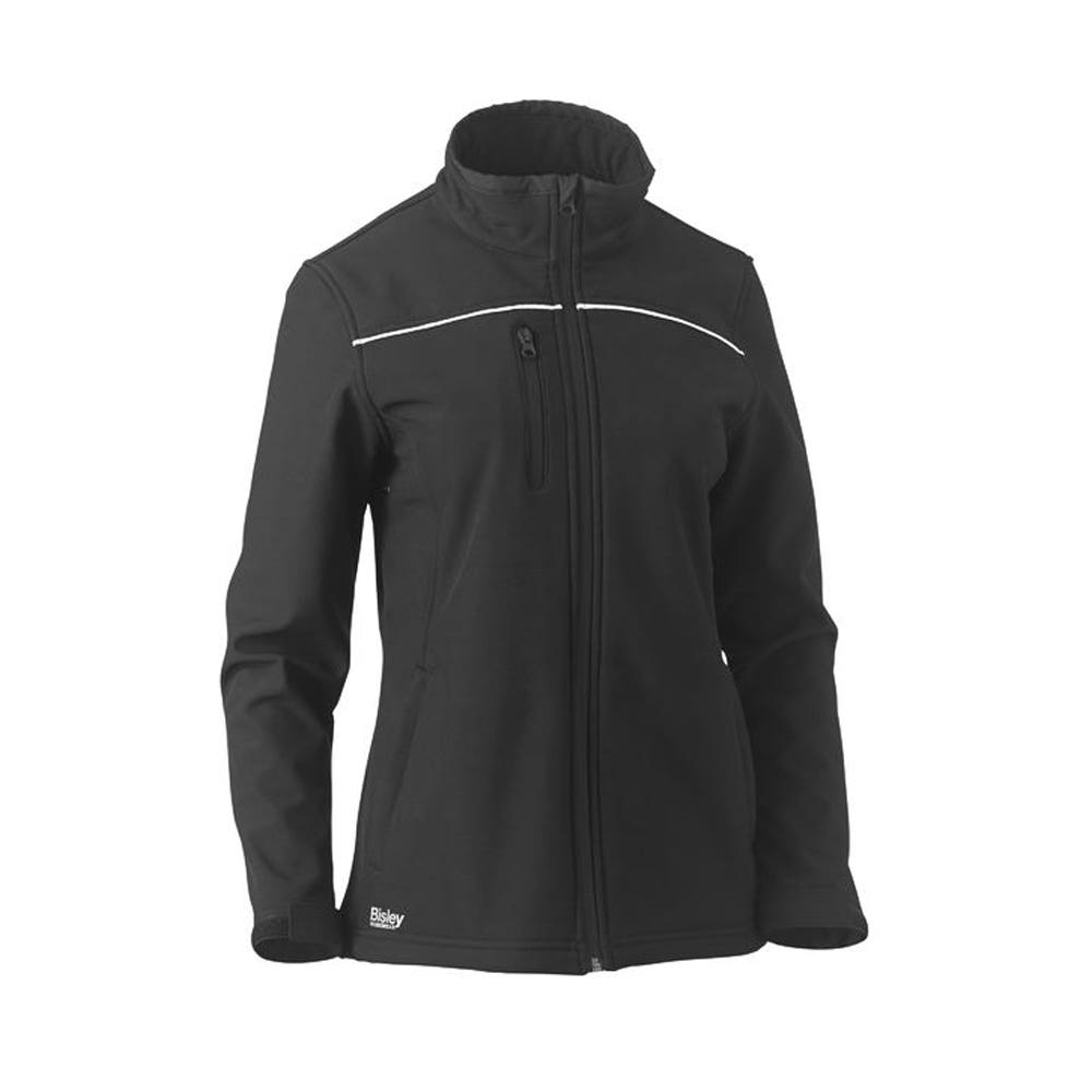 Jacket Womens Soft Shell Bisley 10 Black BJL6060 BBLK10 40021913 BJL6060 BBLK10