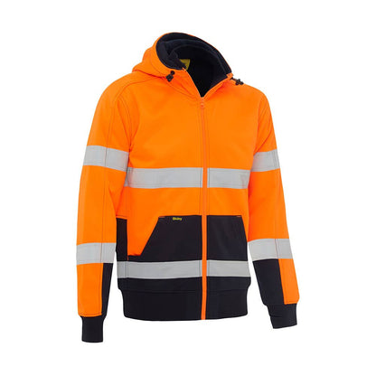 Jumper Taped Hi-Vis Fleece Hoodie Sherpa Lining Bisley 2XL Orange/Navy BK69 40021893 BK6988T TT052XL