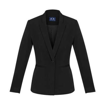 Jacket Womens Poly Viscose Elastane Bianca Black 10 Biz_40000980_BS732L-BLK-10
