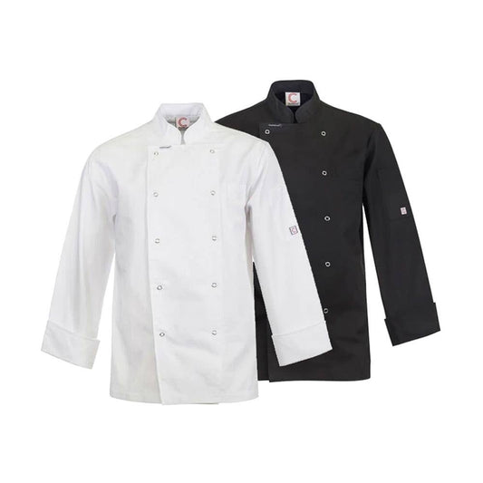CJ039 Executive Chef Jacket with Studs 220gsm CJ039