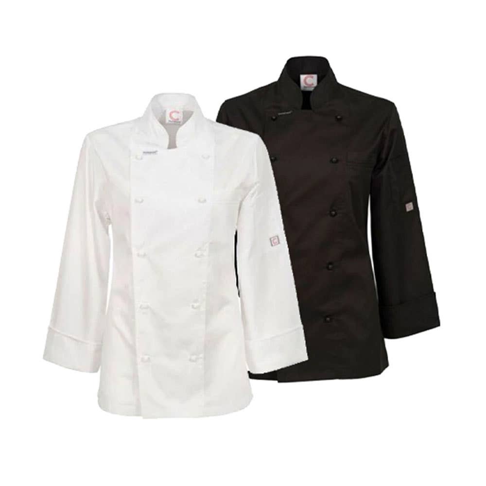CJL20 Women's Executive Chef Jacket with Studs 155gsm CJL20