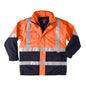 Jacket Platinum Flame Retardant Anti Stat 3M Ref Tape Orange/Navy 2XL 270622 51485