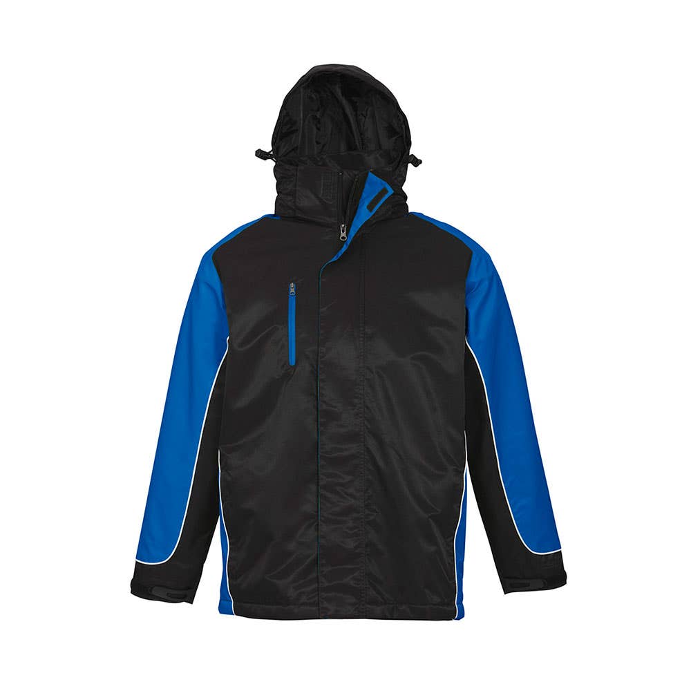 Jacket Nylon PU Coated Nitro Black/Royal/White Med Biz 488664 J10110-BLK/ROYAL/WHITE-M