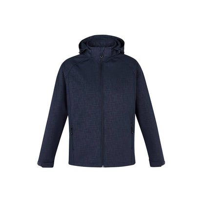 J135M Geo Hooded Soft Shell Jacket Navy 2XL 40031381 J135M NAV 2XL