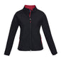 Jacket Softshell Womens Polyester Geneva Black/Red 2XL Biz BAE Logo 50105906 BAE J307L-BLK/RED-2XL