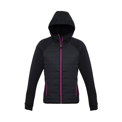 Stealth Ladies Hoodie Jacket Blk/Magenta - XL 535777 J515L-BLK/MGT-XL
