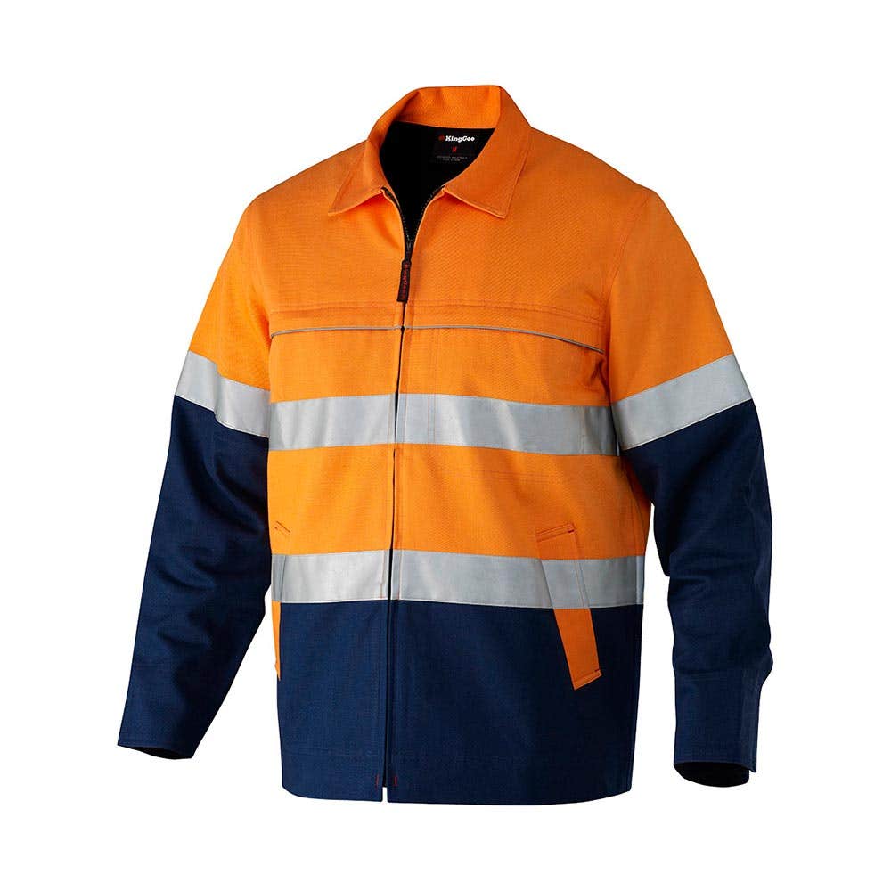 Jacket Drill Nano-Tex 310gsm 3M Tape Hoop O/N 2XL ST BARBARA LOGO 36006962 STBARBARA K55905-O/N-2XL