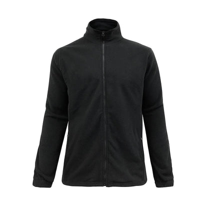 Jacket Womens Polyester Fleece Plain Micro Black 10 Biz 310696 PF631-BLK-10