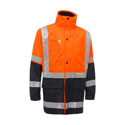 Jacket Rain 4 In 1 Poly Pu Coated Taped Biomotion Hi Vis 2XL O/N Akurra_55510515_AKJ4975HT_TT052XL