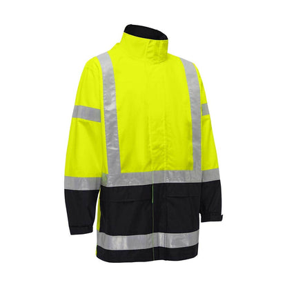 Jacket Wet Weather 300D Poly Pu Coated Taped 2XL Yellow/Navy Akurra_55510525_AKJ4966HT_TT042XL_NLA