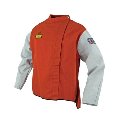 WAKATAC&reg; Leather Welding Jacket with Chrome Leather Sleeves_WAKPJ30CS