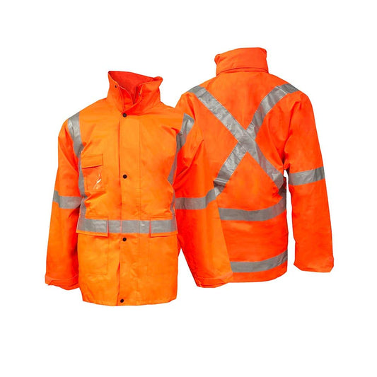 WF031XT Hi-Vis 5 In 1 X-Back Taped Jacket WF031XT