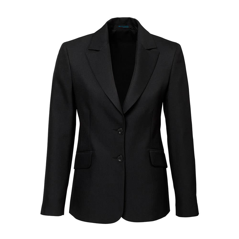 Ladies Longline Jacket Black - 10 442796 60112-BLK-10