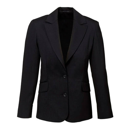 Ladies Longline Jacket-Black - 10 36015377 64012-BLK-10