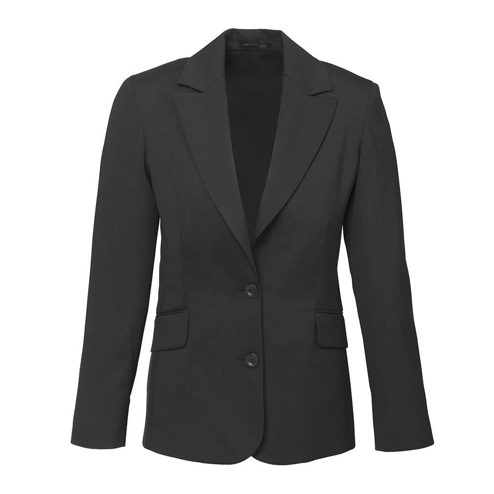Ladies Longline Jacket-Charcoal-14 36015383 64012-CHA-14