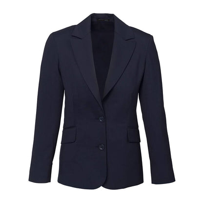 Ladies Longline Jacket-Navy-10 477394 64012-NAV-10