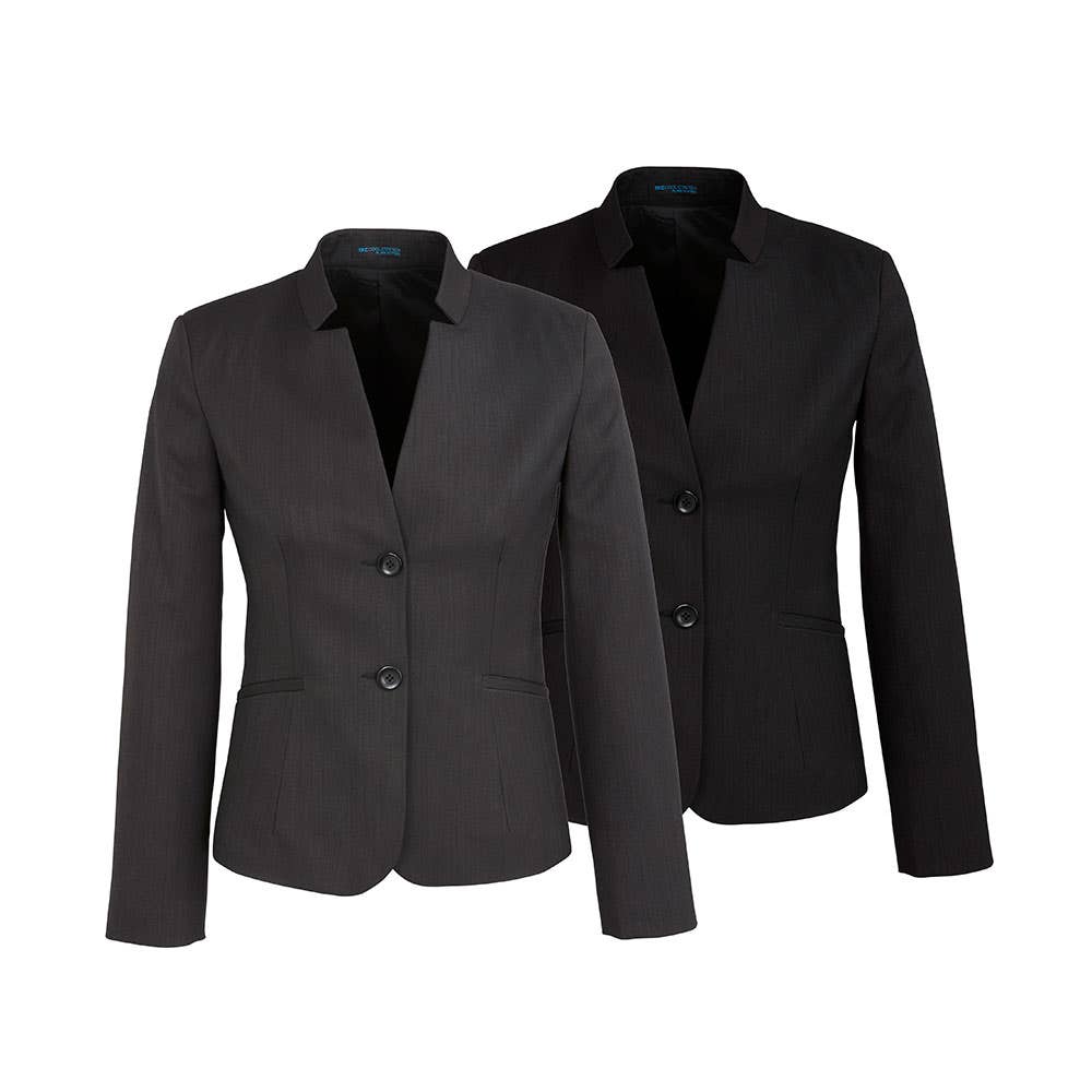 Jacket Womens Short Length Reverse Lapel 60113 Biz Corporates BIZ60113