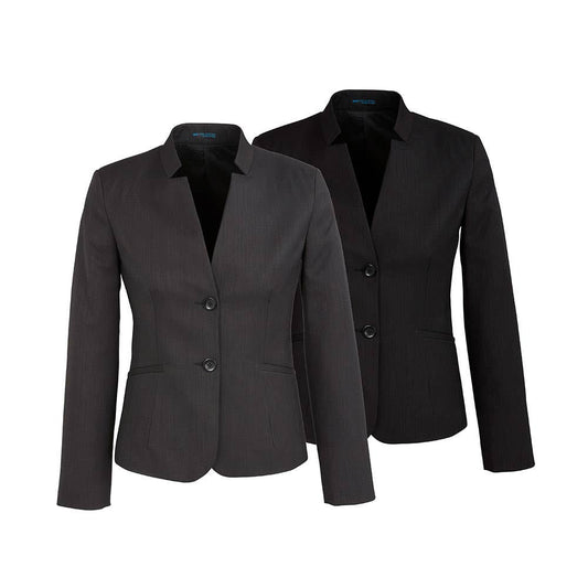 Jacket Womens Short Length Reverse Lapel 60113 Biz Corporates BIZ60113