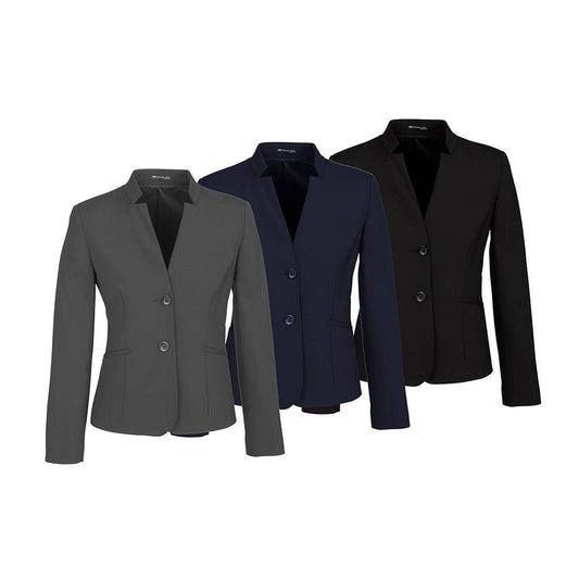 Jacket Womens Short Length Reverse Lapel 64013 Biz Corporates BIZ64013
