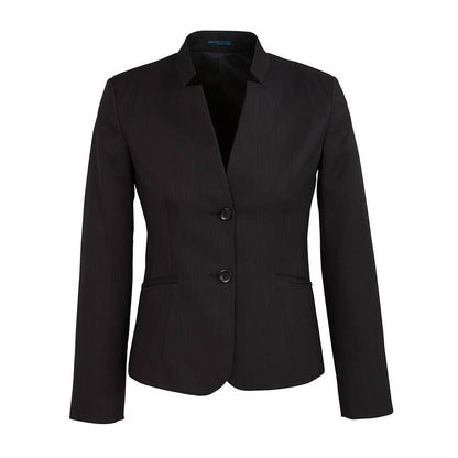 Ladies Jacket With Reverse Lapel - 14 36015340 60113-BLK-14