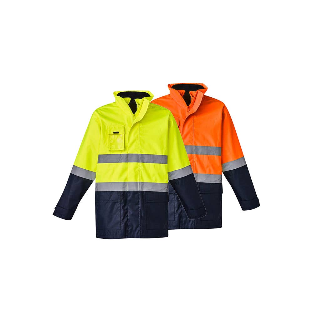 ZJ220 Hi-Vis Taped 4 in 1 Waterproof Jacket_ZJ220