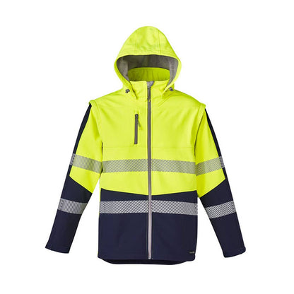 Jacket Softshell Taped Yellow/Navy Convertible Vest L Syzmik 487480 ZJ453-YEL/NAV-L