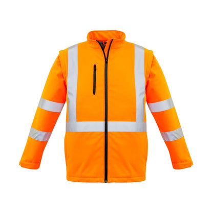 ONERZJ680 Hi-Vis 2 in 1 X Back Soft Shell Taped Jacket 330gsm ONERZJ680