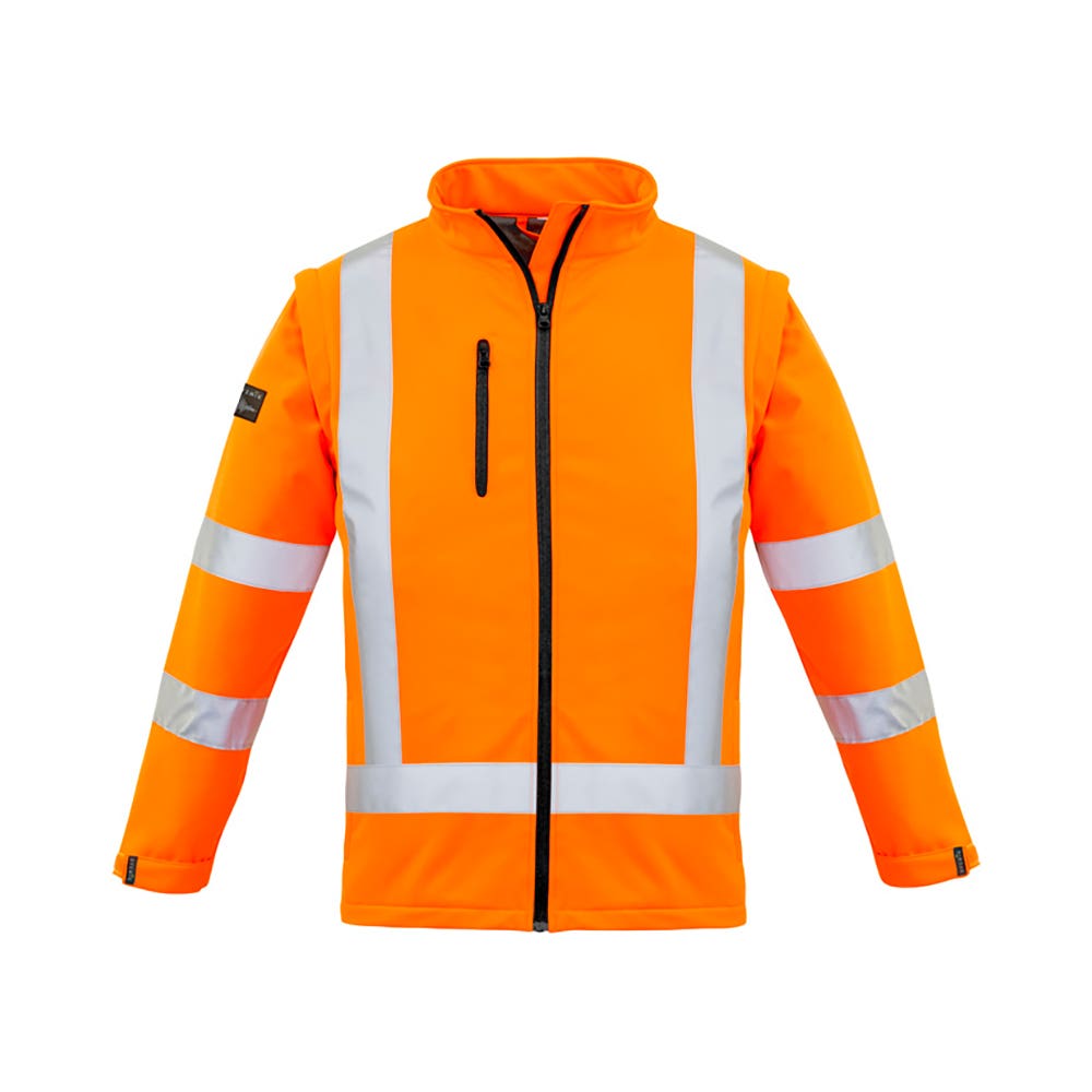 Jacket Womens Hi Vis NSW Rail X Back 2 In 1 Softshell 2XL O/N_40055201_ZJ770-O/N-2XL