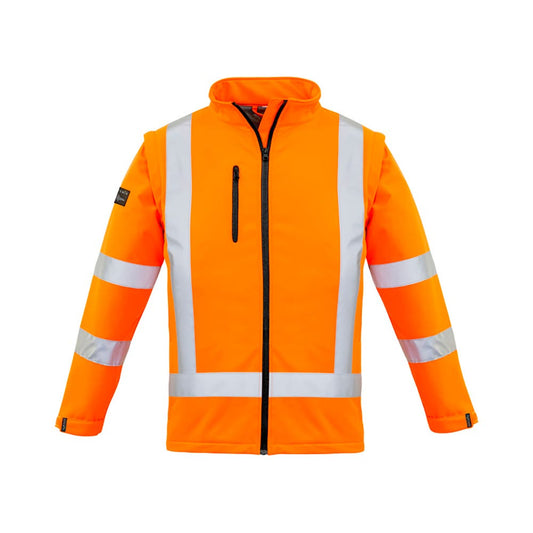 Jacket Womens Hi Vis NSW Rail X Back 2 In 1 Softshell 2XL O/N_40055201_ZJ770-O/N-2XL