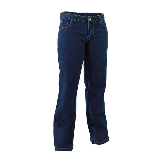Jeans Denim Womens Stretch 490gsm Stonewash 10 King Gee 31210270 K43390-BLU-10