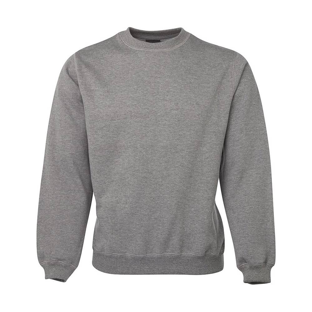 JBS Adults P/C Fleecy Sweat Gret Marle Large 471832 3PFS-GREYMAR-LARGE