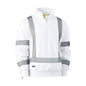 Jumper Pullover Poly Cotton Fleece 300gsm Tape White 2XL Bisley 40007779 BK6321XT BWHT2XL